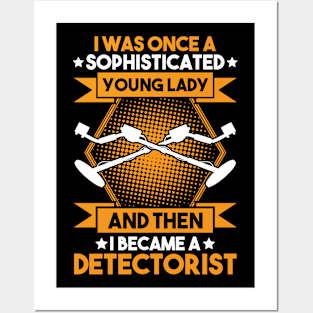 Detectorist Metal Detecting Metal Detector Posters and Art